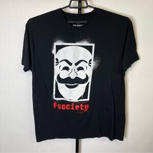 Loot Crate Mr Robot F Society Shirt Size XL Men’s.